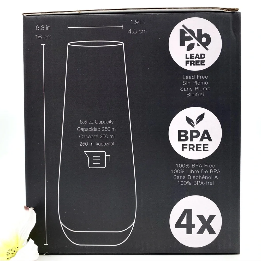 NIB Eparé Iridescent Champagne Flutes (Set of 4) - Picture 12 of 14